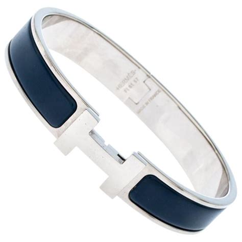 hermes clic h bracelet navy blue|fashion accessory hermes h bracelet.